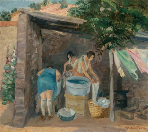 Wash Day Santa Fe By John Sloan Artvee