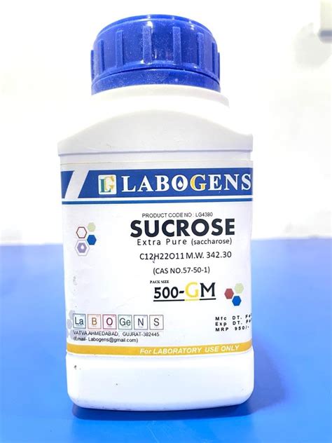 LABOGENS SUCROSE Extra Pure 500GM Saccharose CAS NO 57 50 1