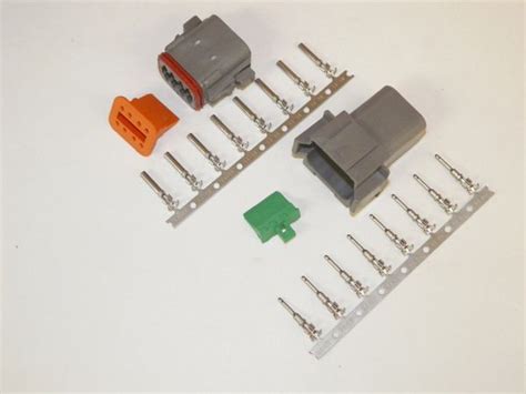 Deutsch Gray DT Series Stamped 14 16 18 Ga Terminal Connectors Sets