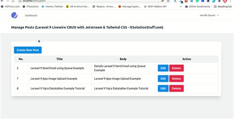 Laravel Livewire Crud Using Jetstream Tailwind Css 28600 Hot Sex Picture