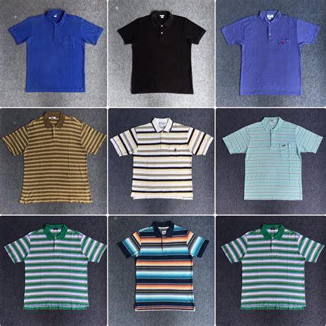 jual kaos polo shirt tshirt polo kaos kerah casual branded shopee