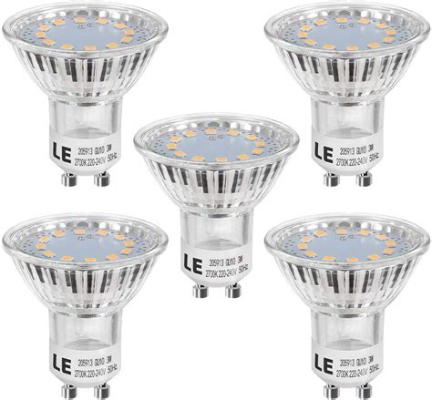 LE Ampoules LED GU10 Spot 3W Equivaut 35W Ampoule Halogene PAR16