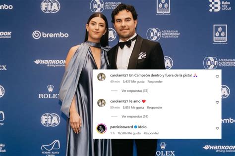 Carola Mart Nez Le Dedica Emotivo Mensaje A Checo P Rez En Adi S De Red