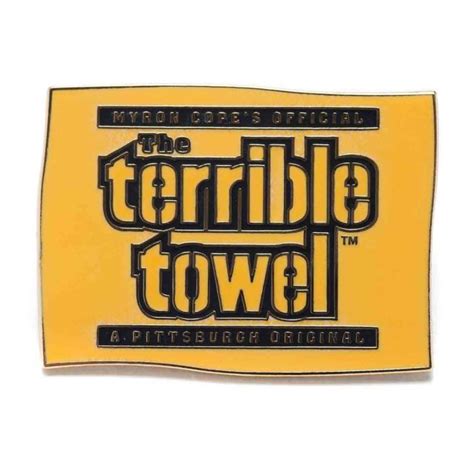 Pittsburgh Steelers Terrible Towel Lapel Pin