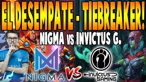 NIGMA Vs INVICTUS GAMING BO1 El Desempate Tiebreaker WEPLAY