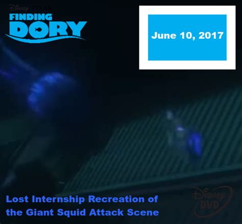 Finding Dory - Lost Internship Recreation of the Giant Squid Attack Scene | Creepypasta Fanon ...