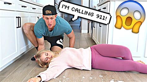 Pass Out Prank On Husband Goes Wrong Youtube Best Pranks Ever