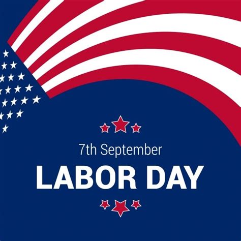 Free Vector | Usa labor day background