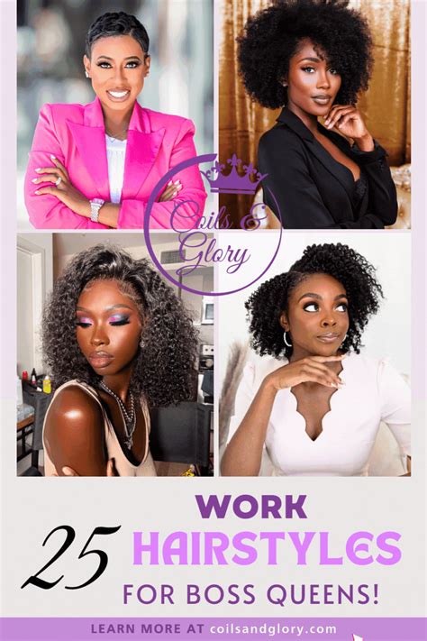 45 Professional Hairstyles For Classy Black Women - Coils and Glory