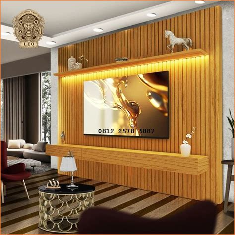 backdrop tv minimalis kayu backdrop tv besar backdrop tv
