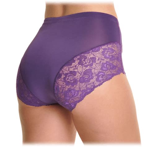 Morningsave 6 Pack Angelina High Waist Light Control Briefs With Lace