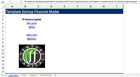 Startup Financial Model Excel Template Eloquens