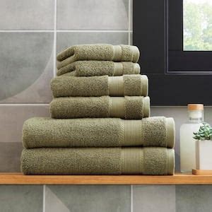 StyleWell 6 Piece HygroCotton Bath Towel Set In Oatmeal 6pcSet Oatmeal