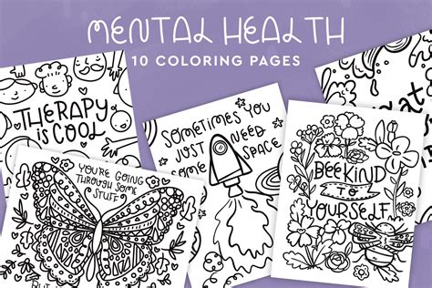 Printable Mental Health Coloring Pages