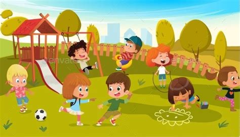 Park clipart kindergarten playground, Park kindergarten playground ...