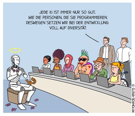 Diversität Digitalisierung Aktuelle karikaturen Diskriminierung