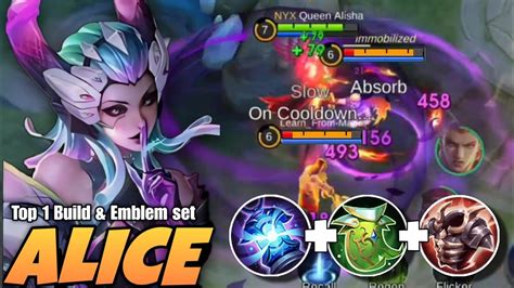 New Alice Unlimited Shield And Hp Regen Hack Broken Mlbb