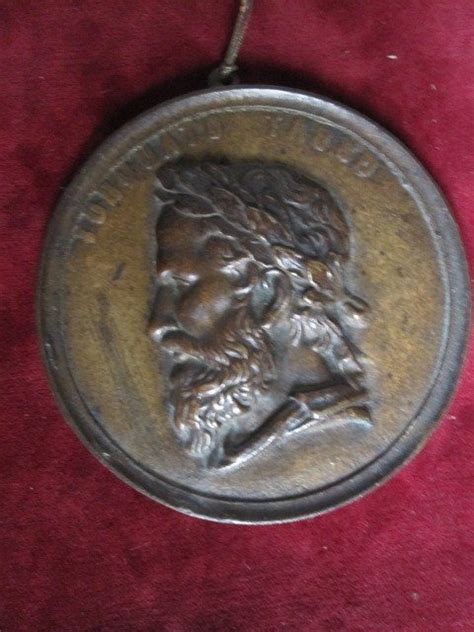 Proantic Torquato Cup Large Cast Copper Uniface Plaque Or Medal Ita