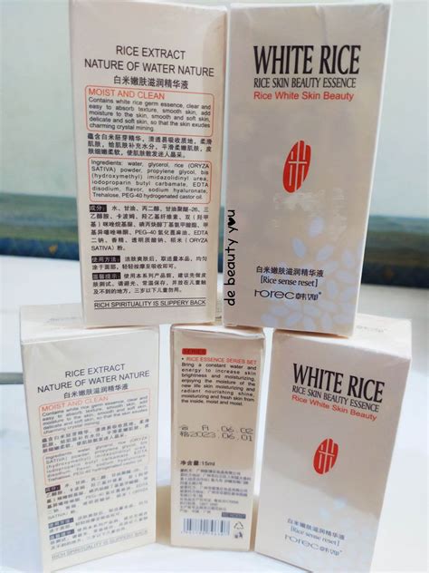 Rorec White Rice Skin Beauty Serum Essence Lazada Indonesia