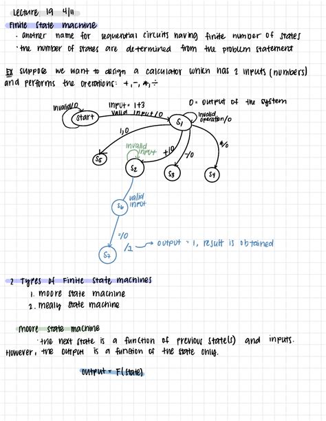 Lecture Digital Circuits Logic Design Lecture Finite