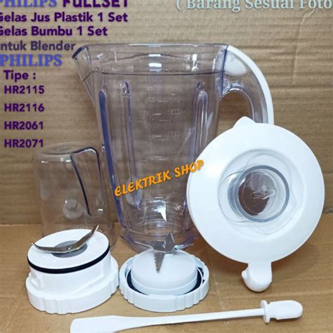 Jual Gelas Blender Philips Fullset Jus Bumbu Untuk Blender Tipe Hr