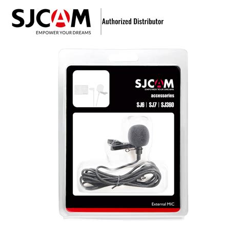 Sjcam External Microphone Hands Free With Clip For Sj6 Sj7 Action