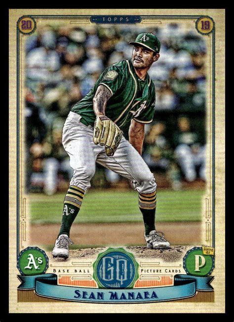 Topps Gypsy Queen Sean Manaea Oakland Athletics Ebay