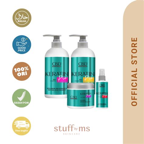 Jual Cbd Keratin Pro Treatment Series Original Shopee Indonesia