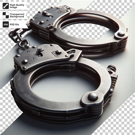 Premium Psd Psd Handcuffs On Transparent Background With Editable