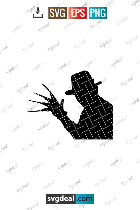 Free Freddy Krueger Silhouette - SVGDeal.com