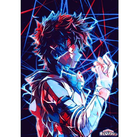 Japanese Anime Bnha Deku Manga My Hero Academia Posters Wall Art Canvas