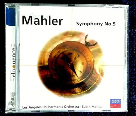 MAHLER SYMPHONY No 5 Zubin Mehta Los Angeles Philharmonic Like New 2