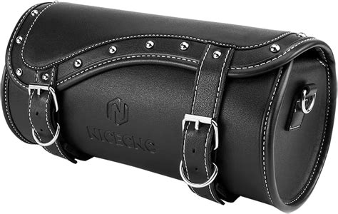 Amazon Nicecnc Motorcycle Fork Bag Pu Leather Motorcycle