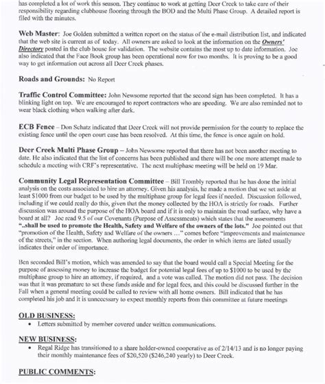 Professional Hoa Annual Meeting Notice Template Word Sample Tacitproject