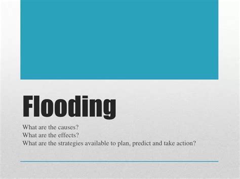 Ppt Flooding Powerpoint Presentation Free Download Id1882550