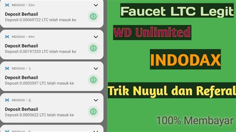 Lagi Lagi Faucet Legit Litecoin Wajib Garap Kalo Mau Cuan Youtube