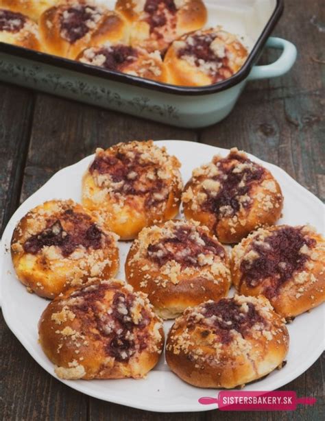 Hanácke koláče s tvarohom a lekvárom Sisters Bakery