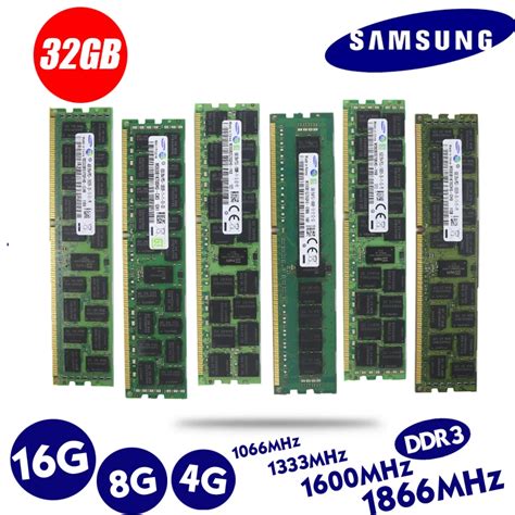 Samsung Server Memory Reg Ecc 4GB 8GB 16GB 32GB DDR3 PC3 1066Mhz