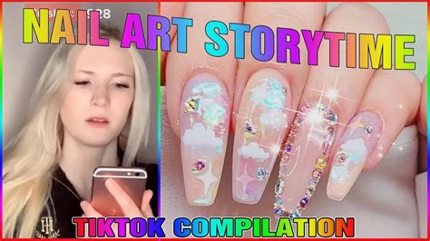 🌈🌈nail Art Storytime Tiktok💅jolie Nail Art Pov Brianna Mizura