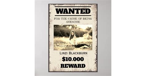 Funny Wanted Poster | Zazzle