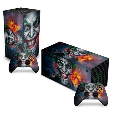 Skin Xbox Series X Coringa Joker Pop Arte Skins