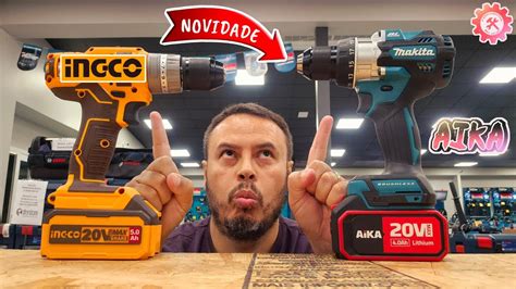 Muitas Novidades Boraaaa Vê Super Ingco Aika 20v Brushless YouTube