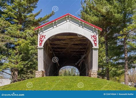 Longwood Covered Bridge Stock Photo Image Of Covered 53474564