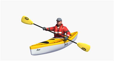 Kayak De Mar A Modelo 3d 99 Fbx 3dm 3ds Dwg Pwc Ma Obj X