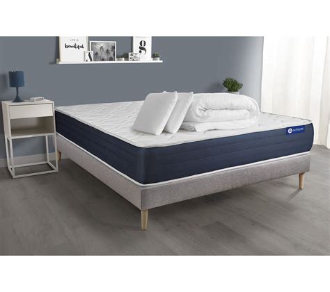 Ensemble Matelas Ressorts Ensaches Memoire De Forme Actiflex Sleep