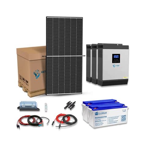 Kit Solaire W Autonome Hybride Mppt V V Kva Stockage