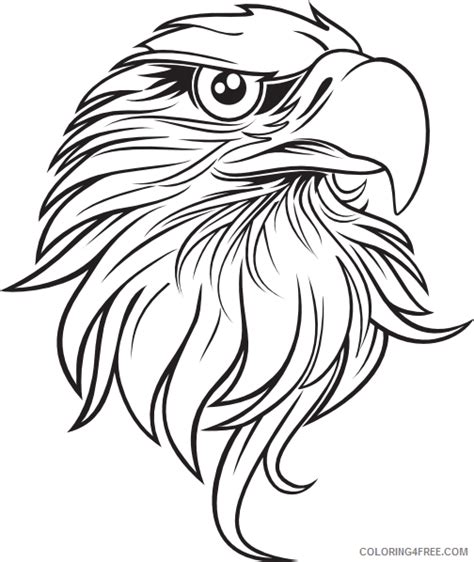 Eagle Head Coloring Pages eagle head 3 png Printable Coloring4free ...