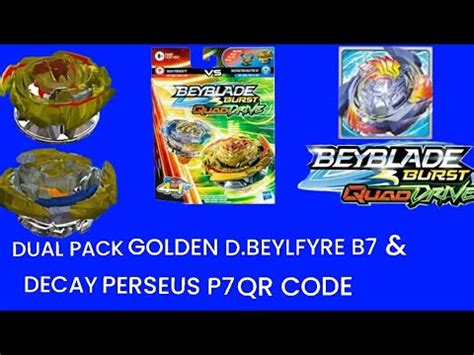 Dual Pack Golden Destruction Beylfyre B Decay Perseus P Qr Code