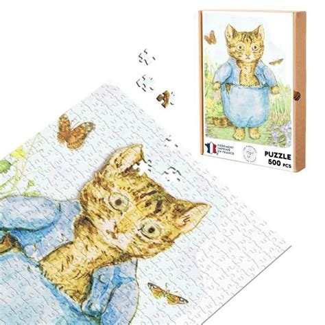 Puzzle Classique 500 pièces Tom Kitten Tom Chaton Illustration Enfant