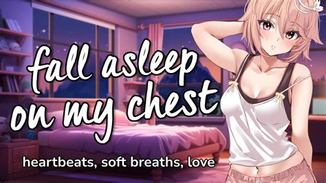 [3dio Asmr] Sleeping On Your Girlfriends Chest ♥ [heartbeats